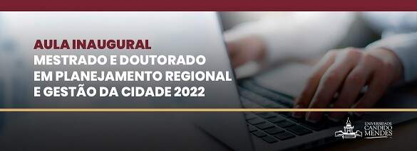 Aula inaugural de Planejamento Regional e Gestão da Cidade. Aula inaugural de Planejamento Regional e Gestão da Cidade.