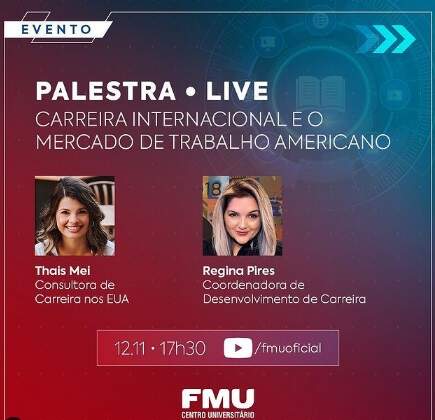 Carreira internacional e o mercado de trabalho americano. Carreira internacional e o mercado de trabalho americano.