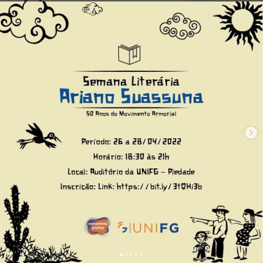 Semana Literária na UniFG. Semana Literária na UniFG.