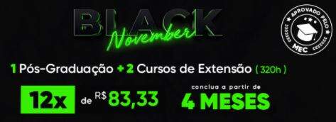 Promoção Black November UniBF