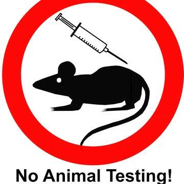 ícone para ausência de teste em animais ícone para ausência de teste em animais