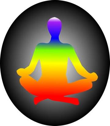 homem em posição de yoga homem em posição de yoga