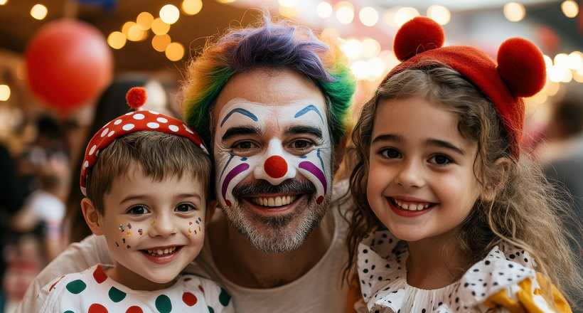Fantasias de carnaval para crianças e adultos