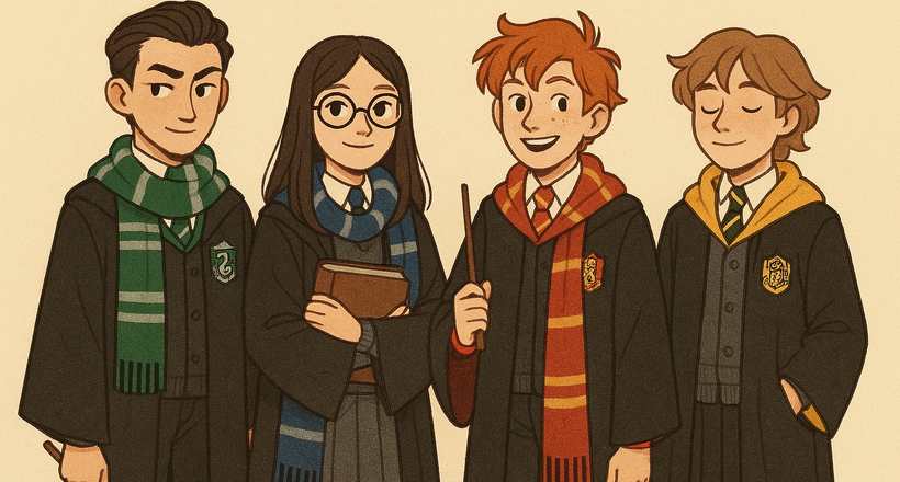 Sua Casa em Hogwarts: qual é a sua personalidade mágica?